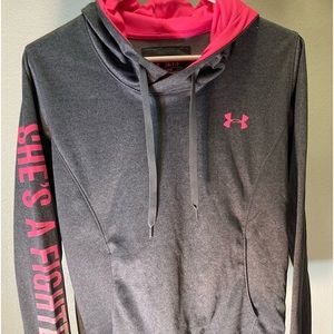 Under armor Breast cancer hoodie
